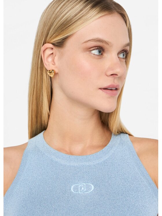 Liu Jo Liu Jo Maglione UF5277MA76QA4075 Celeste Slim Fit