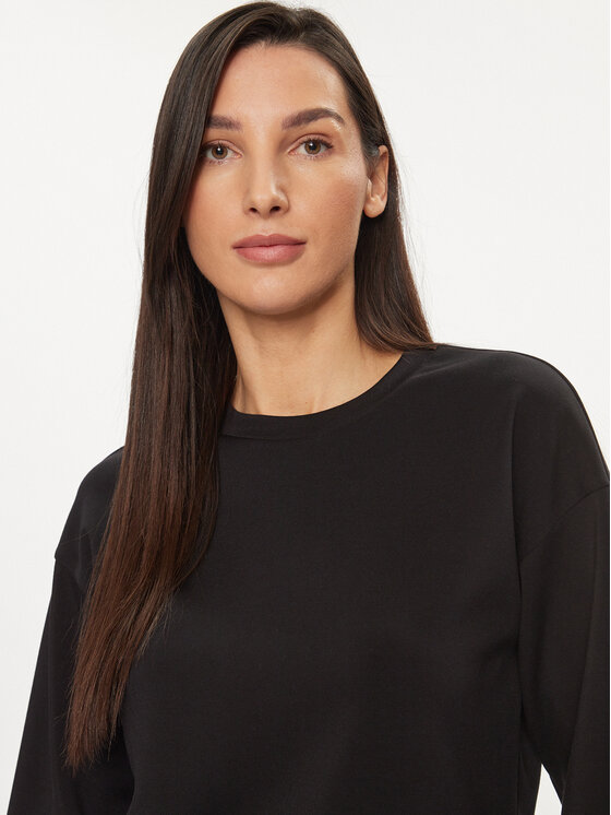 United Colors Of Benetton United Colors Of Benetton Світшот 3UNN3M05L Чорний Relaxed Fit