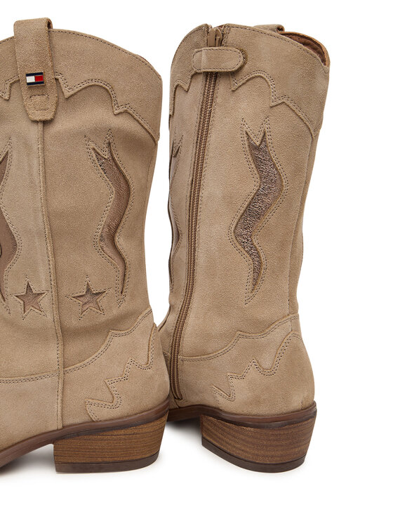 Tommy Hilfiger Tommy Hilfiger Kowbojki T3A6-35194-1429 Beżowy