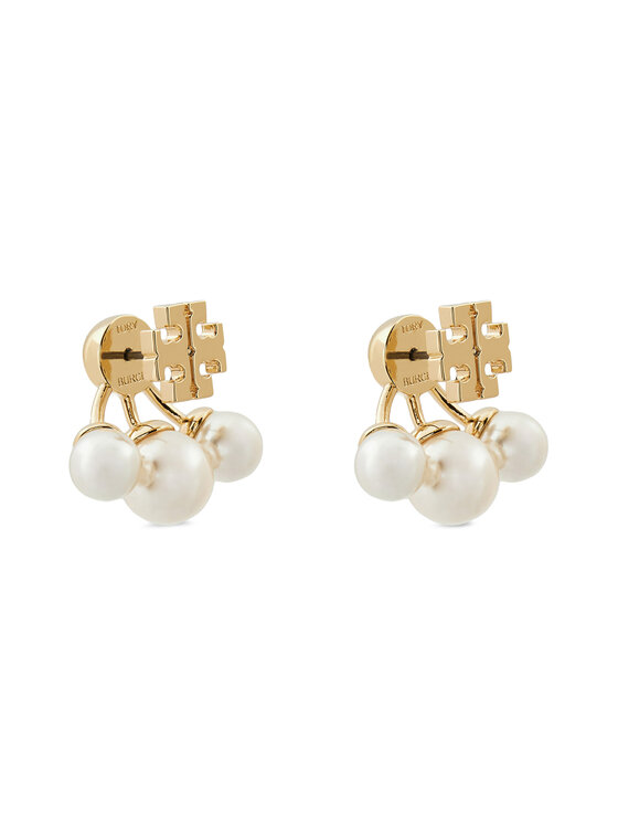 Tory Burch Tory Burch Orecchini Kira Pearl Front-Back Earring 153672 Oro
