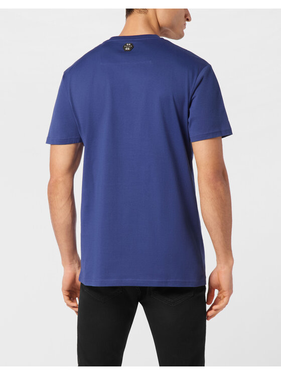 PHILIPP PLEIN PHILIPP PLEIN T-Shirt 24649 Niebieski jasny Regular Fit