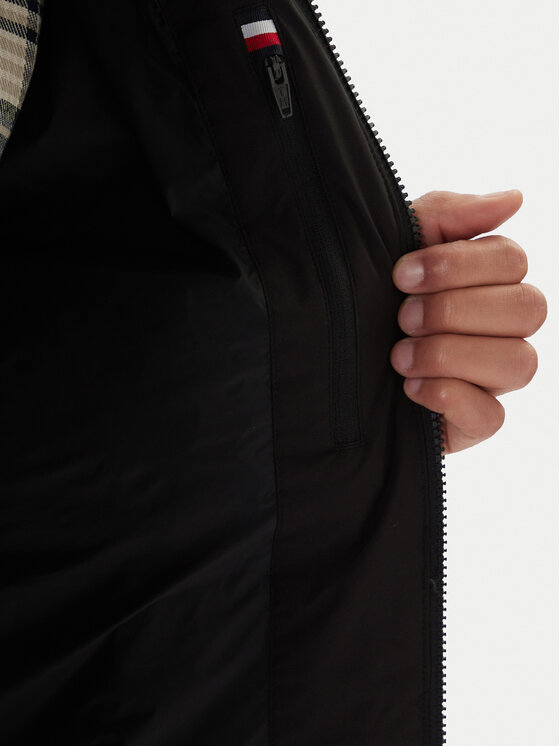 Tommy Hilfiger Tommy Hilfiger Daunenjacke MW0MW40628 Schwarz Regular Fit