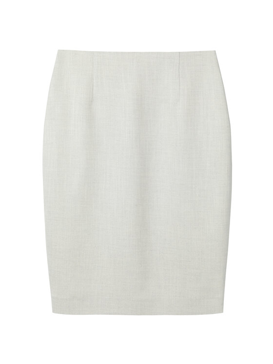 TATUUM TATUUM Midi sukně MONITA Béžová Flare Fit
