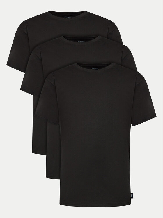 Vans Vans 3er-Set T-Shirts VN000KHD Schwarz Regular Fit