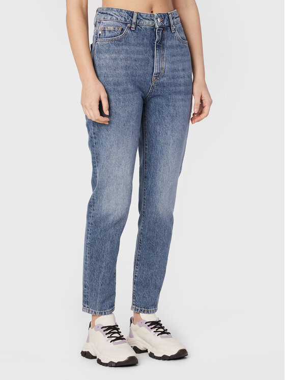 Boss Blugi Modern Mom 4.0 50480821 Albastru Mom Fit 4.0 imagine noua