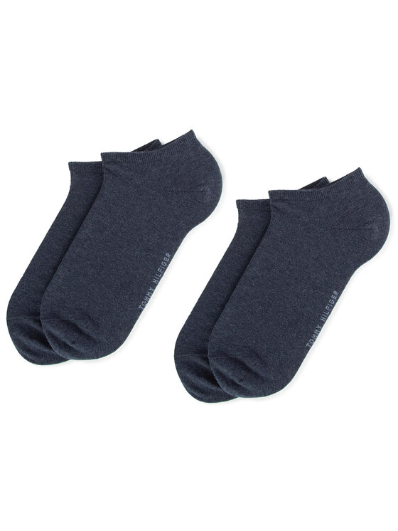 Női 2 pár női bokazokni Tommy Hilfiger, Sötétkék, 343024001