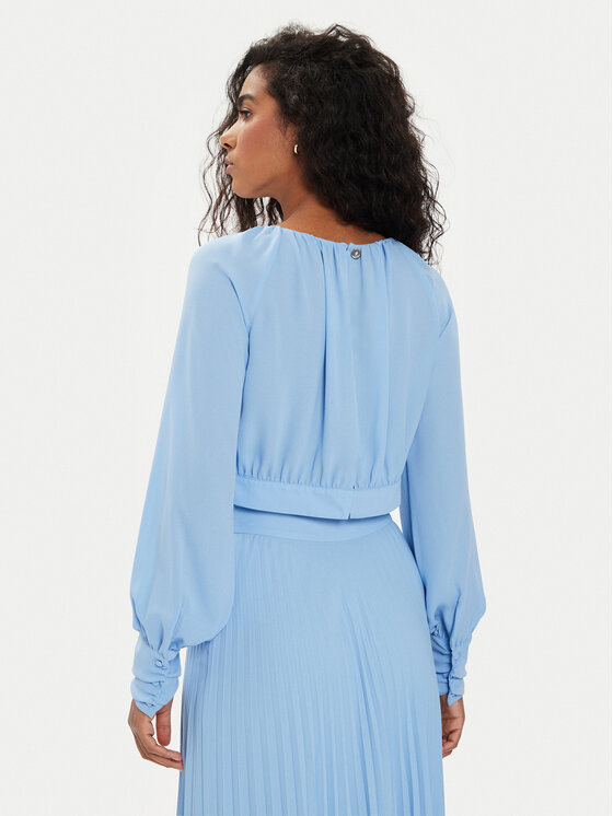 Liu Jo Liu Jo Bluse CA4409 TS055 Himmelblau Regular Fit