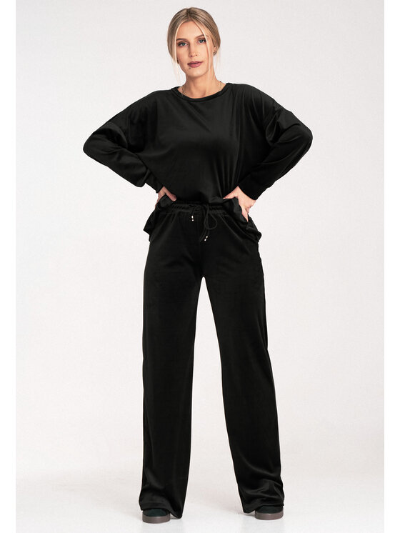 FIGL FIGL Tepláková súprava M1100 Čierna Regular Fit