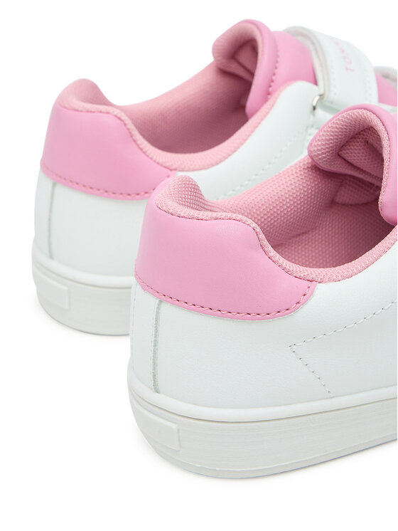 Tommy Hilfiger Tommy Hilfiger Сникърси Low Cut Velcro Sneaker T1A9-33965-1355 S Бял