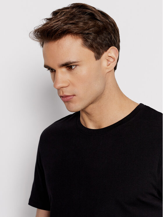 Jack & Jones Jack & Jones Set de tricouri﻿ Basic Crew Neck 12133913 Negru Regular Fit