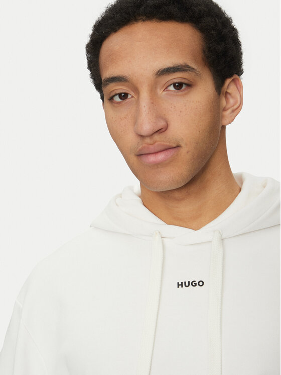 HUGO HUGO Felpa Dapo 50486478 Écru Relaxed Fit
