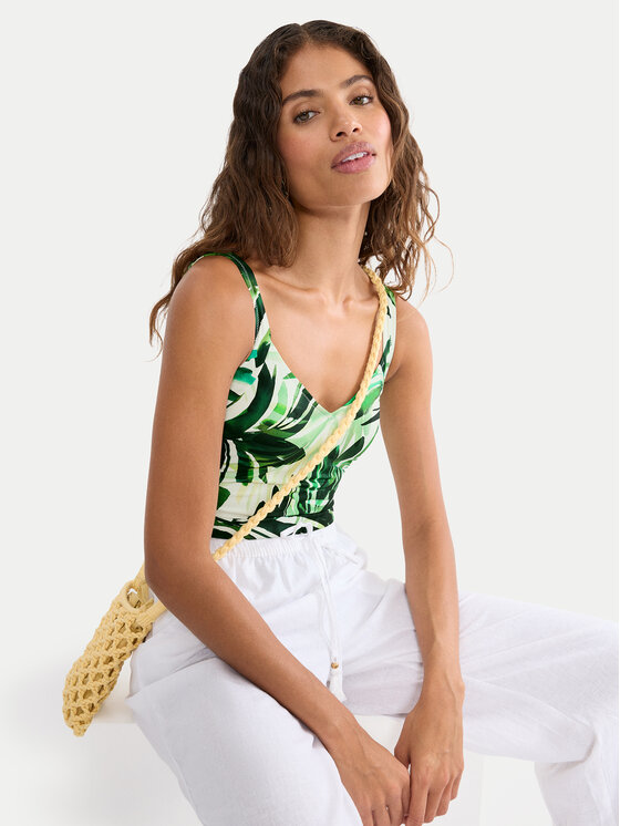 Triumph Triumph Női fürdőruha Summer Palm 10226607 Zöld