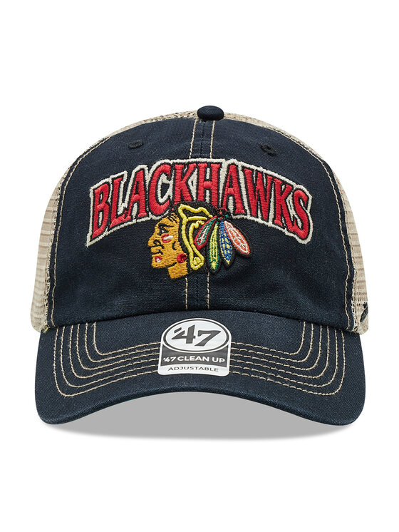 47 Brand 47 Brand Šilterica Chicago Blackhawks H-TSCLA04LAP-VB Crna