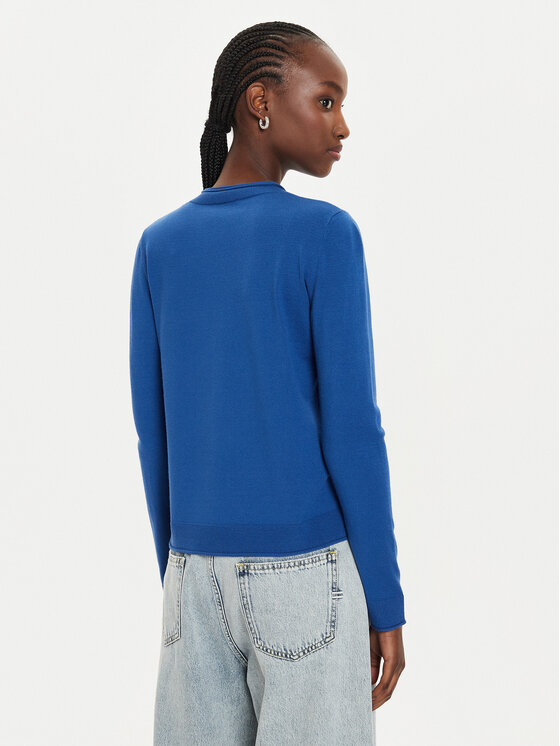 Sisley Sisley Strickjacke 17Q3M5203 Blau Regular Fit