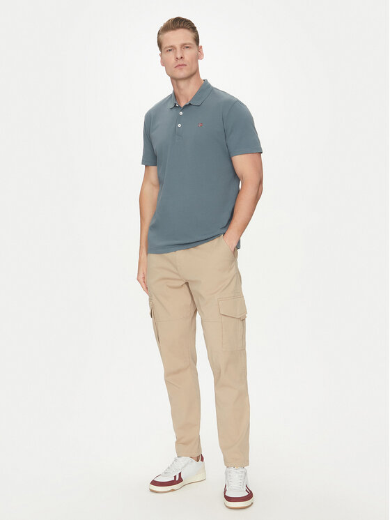 Napapijri Napapijri Polo Ealis NP0A4H8B Niebieski Regular Fit