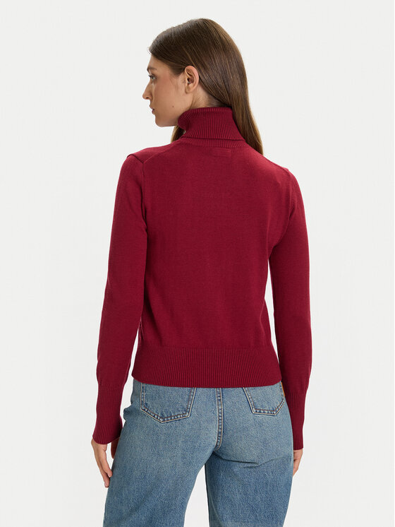 Guess Jeans Guess Jeans Dolcevita W4BR15 Z3HO2 Rosso Regular Fit