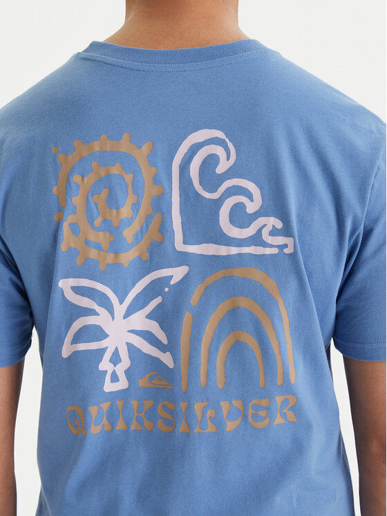 Quiksilver Quiksilver T-Shirt EQYZT08307 Μπλε Regular Fit
