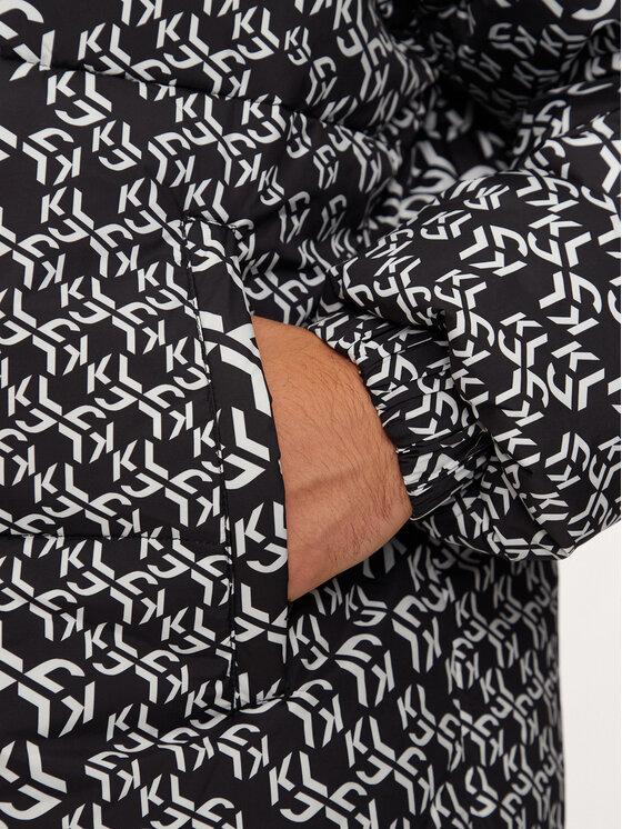 Karl Lagerfeld Jeans Karl Lagerfeld Jeans Зимова куртка 246D1508 Чорний Regular Fit