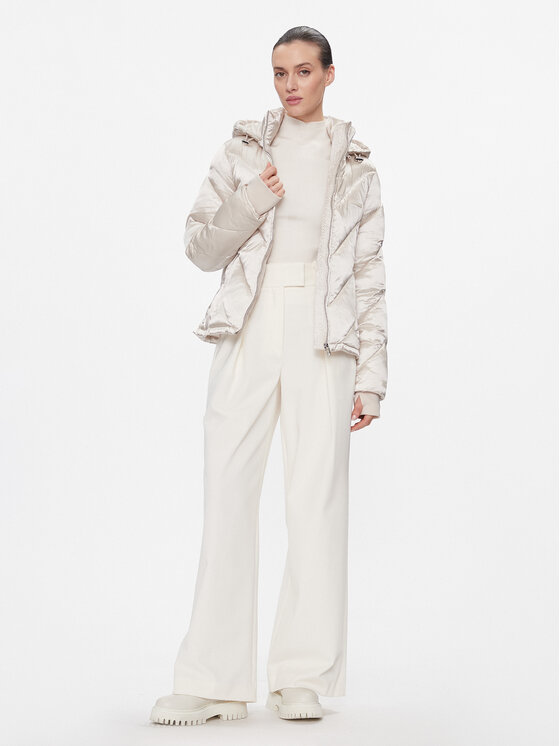 Calvin Klein Calvin Klein Geacă de iarnă K20K207068 Alb Regular Fit