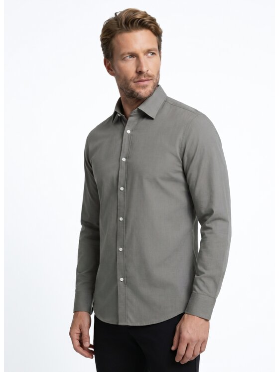 Pako Lorente Pako Lorente Koszula P26WF-1X-013 Brązowy Slim Fit