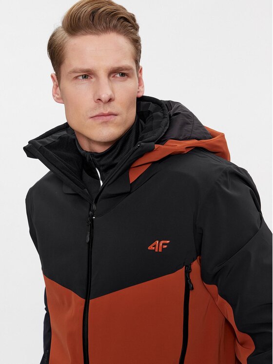 4F 4F Μπουφάν για σκι 4FWAW23TTJAM438 Μαύρο Regular Fit