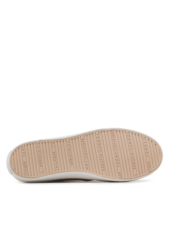 Tommy Hilfiger Tommy Hilfiger Tenisówki Lace Up Vulc Sneaker FW0FW06957 Beżowy