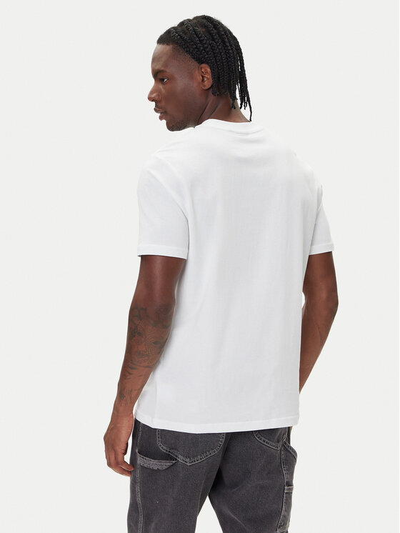 Napapijri Napapijri Tričko S-Drapeau Ss NP0A891K Biela Regular Fit