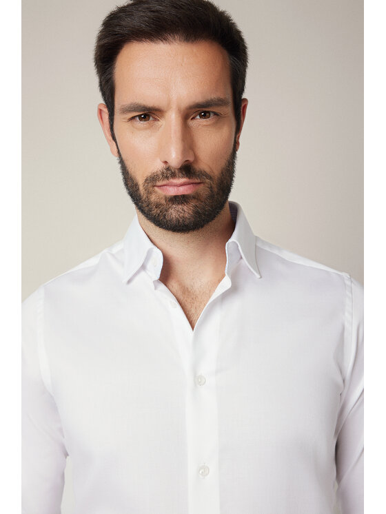 Lancerto Lancerto Koszula Nicoletta KO073225000006 Biały Slim Fit