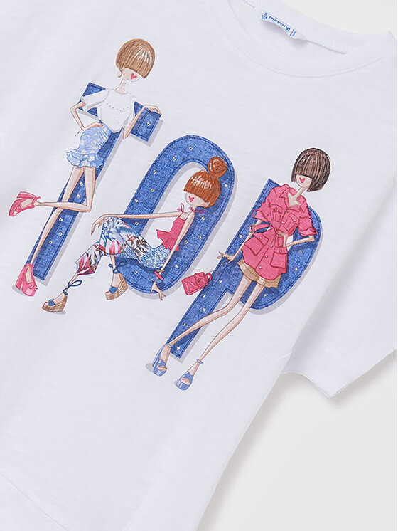 Completo T-shirt e leggings 6742 Multicolore