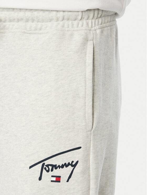 Tommy Jeans Tommy Jeans Donji dio trenerke DM0DM23593 Svijetlo siva Regular Fit