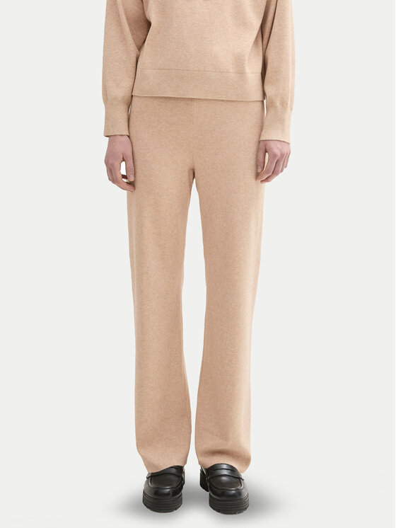 Tom Tailor Denim Tom Tailor Denim Strickhose 1043355 Beige Straight Fit