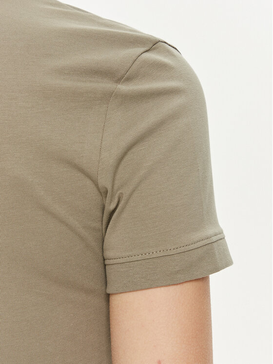 Guess Guess T-shirt W2YI44 J1314 Verde Slim Fit