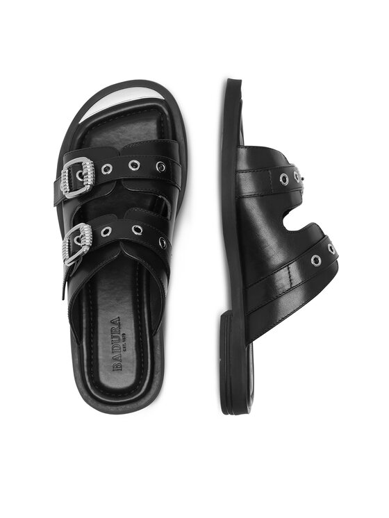 Badura Badura Klapki WFA2590-1Z Czarny