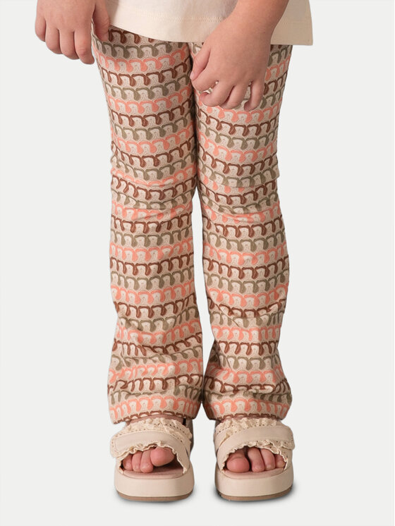 Mayoral Mayoral Komplet top i legginsy 3728 Beżowy Regular Fit