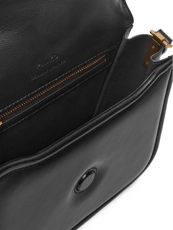 PINKO PINKO Kabelka Love Box Bag Fl Mini PE 25 PLTT 104297 A26J Černá