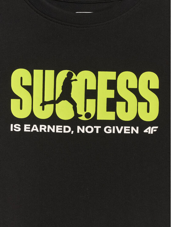 4F 4F T-Shirt PLAY SEASON Czarny Regular Fit