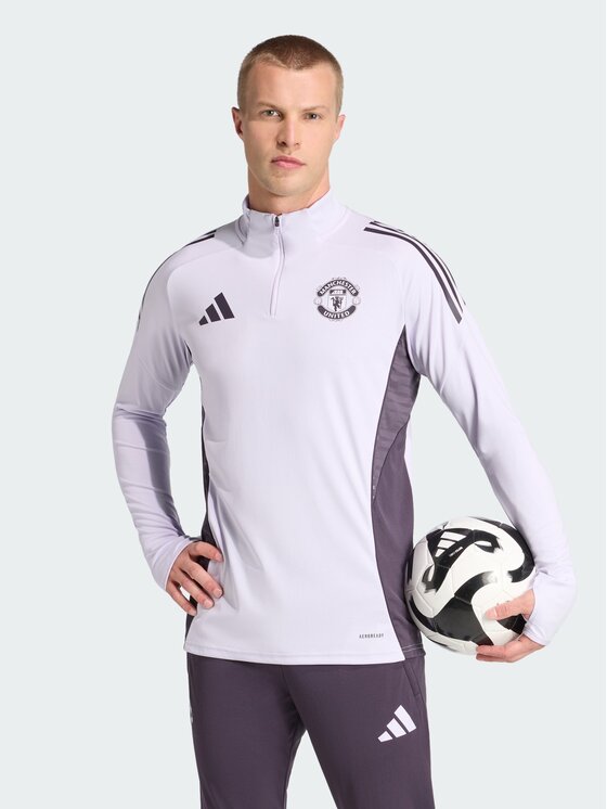 adidas adidas Koszulka techniczna 152017 Fioletowy Slim Fit