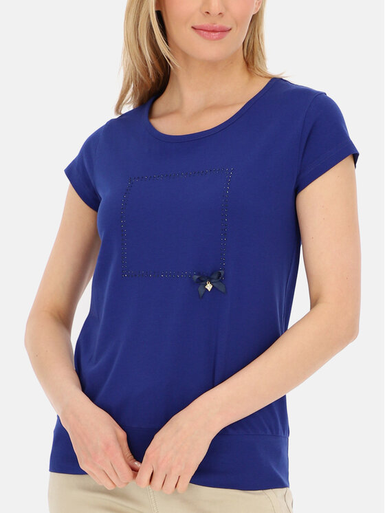 L’AF L’AF T-Shirt Lira Granatowy Regular Fit