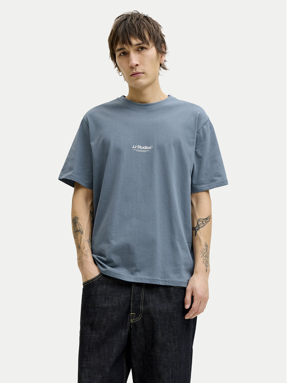 Jack & Jones Jack & Jones T-shirt Paulos 12278787 Blu Relaxed Fit