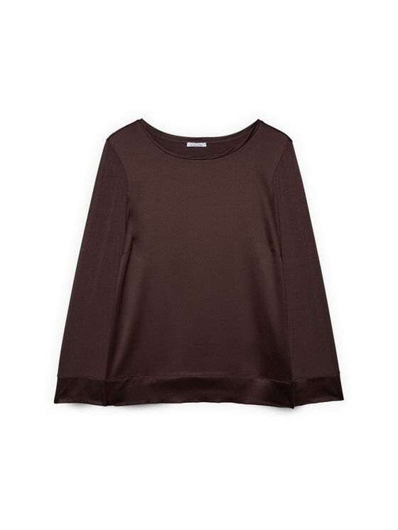 Fiorella Rubino Fiorella Rubino T-Shirt G0CWL009267N032 Brązowy Boxy Fit