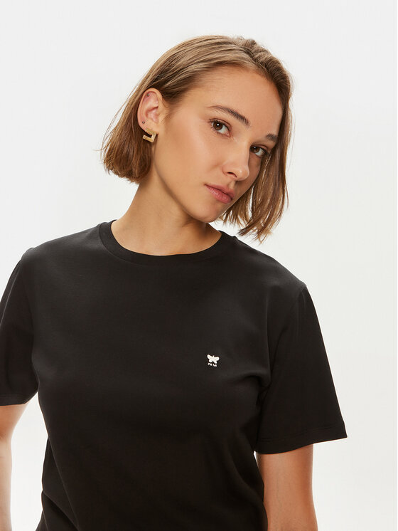 Weekend Max Mara Weekend Max Mara T-Shirt Venaco 2425976021600 Černá Regular Fit