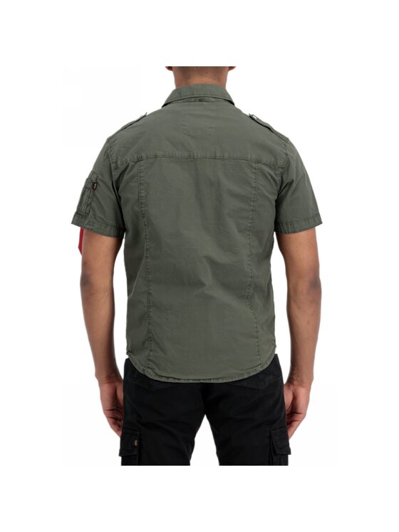 Alpha Industries Alpha Industries Košile AI.136427-136-L Šedá Basic Fit