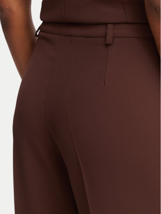 Rinascimento Rinascimento Pantaloni di tessuto CFC0129422003 Marrone Regular Fit