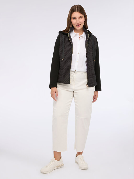 Fiorella Rubino Fiorella Rubino Giubbotto piumino F454T001355N033 Nero A-Line Fit