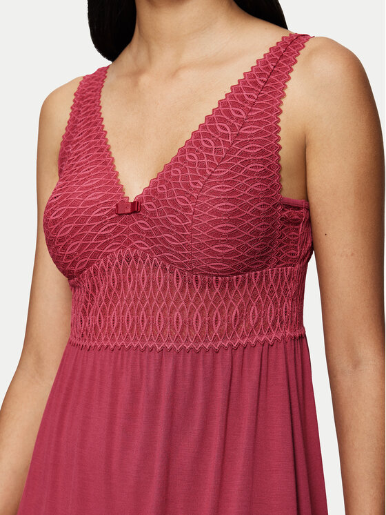 Triumph Triumph Camicia da notte Aura Spotlight 10218288 Rosso Regular Fit