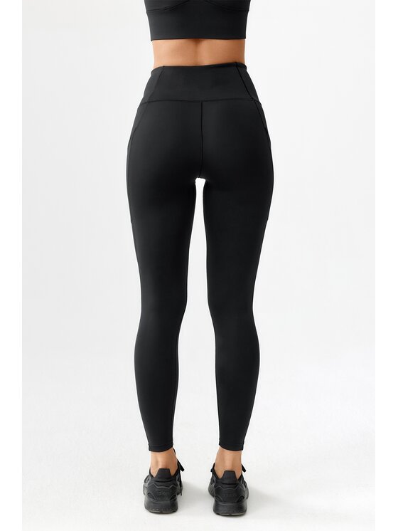 ROUGH RADICAL ROUGH RADICAL Legginsy HAMPTONS LONG Czarny Slim Fit