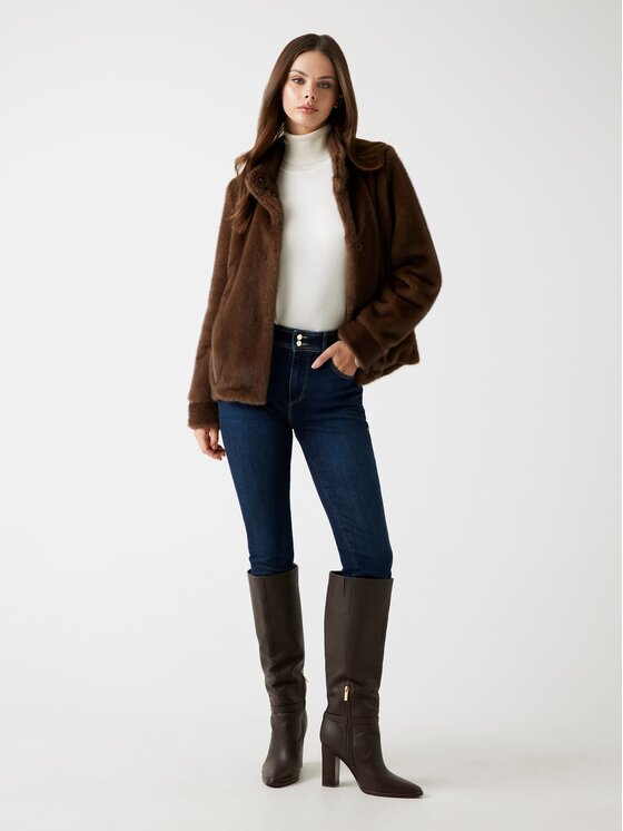 Guess Guess Übergangsjacke 179847 Braun Classic Fit