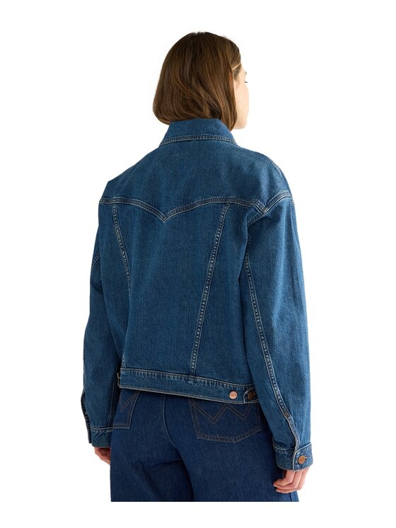Wrangler Wrangler Kurtka jeansowa 112386771 Niebieski Regular Fit