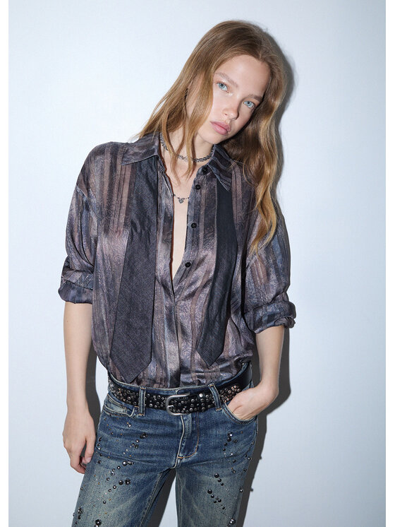 Liu Jo Liu Jo Camicia UF6125T3260L9146 Marrone Regular Fit