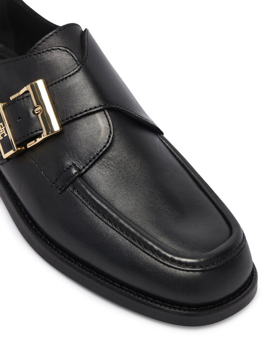Tommy Hilfiger Tommy Hilfiger Poolsaapad Th Buckle Moc Toe Loafers FW0FW09536 Must